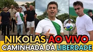🚨AO VIVO: NIKOLAS CAMINHANDO DE MINAS ATÉ BRASÍLIA EM FORMA DE PROTESTO “CAMINHADA PELA LIBERDADE”