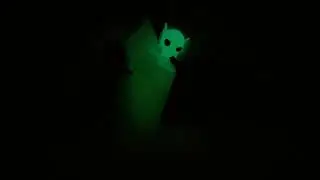 Alien Glow Ozze by Ja-ru Item #5574 similar to  Slime that glows in the Dark with a fun Alien.