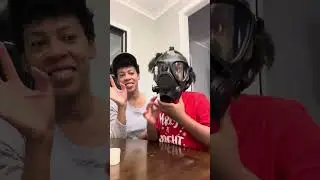 Unboxing a military gas mask that I was instructed to buy due to warning of toxic air 