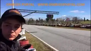 Joaquin Cafaro en la 5ta Fecha del Campeonato Nacional de Karting