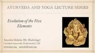 Evolution of the 5 Elements - Lecture 2