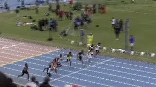 Lewis battles elements for 6th in 100m at 2013 Florida Relays