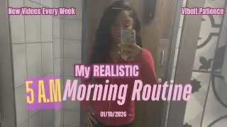 My REALISTIC 5 A.M. Routine | self care | productivity | affirmations ☆