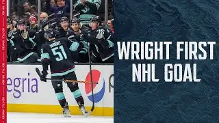 Shane Wright Scores His First NHL Goal