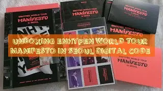 [ENGENE VLOG] Unboxing Enhypen World tour Manifesto in Seoul Digital Code | Ji Ann's Diary