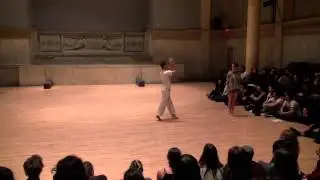 Chris Aiken and Angie Hauser Movement Research at the Judson Church 1-13-14