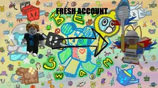 Bee Swarm Live! First Stream! Lets GOOOO! Fresh Account! Join Up!