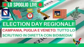 Election Day Regionali: lo spoglio LIVE da Campania, Puglia e Veneto (con proiezioni BDiMedia)!