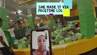 Cousin Date: Come bounce with us #trampolinepark #Gopro #Cousins #RockinJump