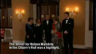 Zilveren Ambtsjubileum van H.M. Koningin Beatrix in het Koninklijk Paleis Amsterdam