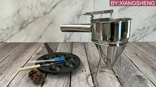 Ask A Genuine Factory Today-Kitchen Bakery tool, Octopus Balls Spice Funnel