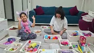 OYUNCAKLARIMIZI DÜZENLİYORUZ !!! BÜTÜN KUTULARI AYIRDIK !!