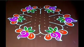 11*6 dot rangoli 🌹 sankranthi rangoli 🌹 pongal festival rangoli 🌹 traditional rangoli 🌹