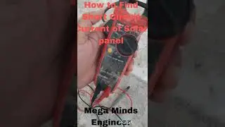HOW TO FIND SHORT CIRCUIT CURRENT OF SOLAR PANEL