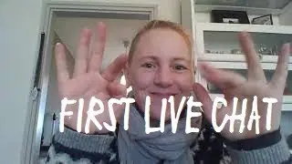 First time live on You Tube experiment succesful.