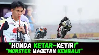 EKSPRESI TEGANG HONDA! Mario Aji Kembali Membara, Monster Magetan Bangkit di Moto2!