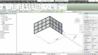 How to use Curtain wall in Autodesk Revit
