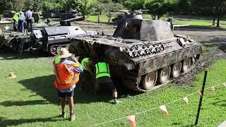 Armourfest 2024 cairns real tanks! panther start up