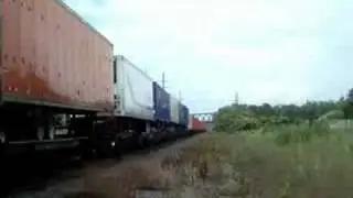 CSX SD70AC #4822 in Blasdell, NY; odd K-5LA (see description)