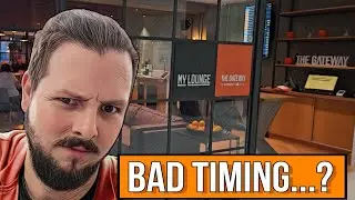 A BAD review of the WORST AIRPORT LOUNGE...? #travel #honestreview #budget