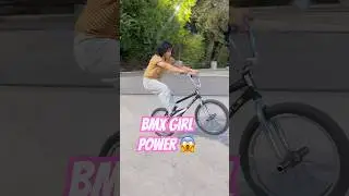 Manual to Barspin BMX PRO Michelle Morazan #girlpower #bmxgirl #girl #bmx #bmxstreet