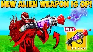 *NEW* ALIEN GUN + SECRET CARNAGE SKIN!! - Fortnite Funny Moments 1296