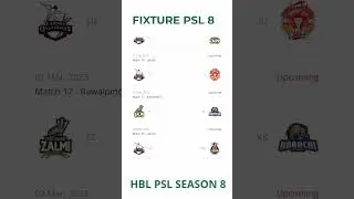 PSL 8 Fixture 2023