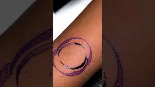 Motion Without Balance 🖤 Minimal Tattoo ASMR | #Shorts