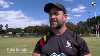 Pieter Benade, Zim Sables Head Coach ahead of the Rugby Africa Cup