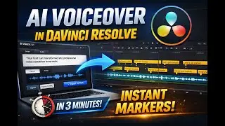 AI Voice Narration in DaVinci Resolve in 3 Minutes (VoiceScript FCPXML + EDL)