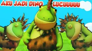 AKU JADI DINOSAURUS PALING LUCU DAN JINAK SEHARIAN !!! - Feat STRESMEN