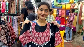 Gariahat Durga Puja 🪷Saree & Kurti Collection ✨ গড়িয়াহাট থেকে অনেকগুলো Kurti কিনলাম 😍🧿❤️