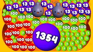 DIGS & BALLS - 2048 Sand Balls (Dig 2048 Games) Asmr Satisfying Math Games Mobile