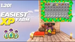 Minecraft: EASIEST 1.20 MOB XP FARM! I Tutorial I 1.20 I (without Mob Spawner)