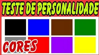 TESTE DAS CORES |  Qual &eacute; a sua PERSONALIDADE? | Confira...