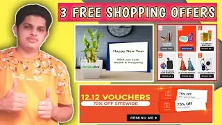 3 New Shopping Offers | Shopee App New Sale | Lybrate Free Samples Back | Nurserylive New Offer |