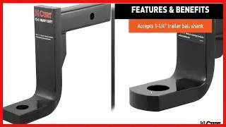 CURT Heavy Duty Ball Mount Reliable Strength for Serious Towing