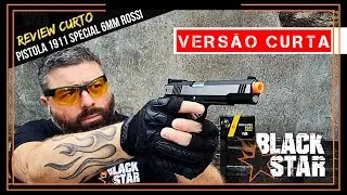 REVIEW ROSSI 1911 SPECIAL CO2 6,0MM &ndash; vers&atilde;o curta!