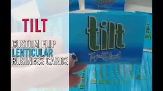 Custom Business Card &ndash; 3D Lenticular Flip | TwenT3