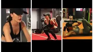 Amy Jackson hot workouts