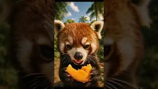 #asmreating Cute animal eating fruits