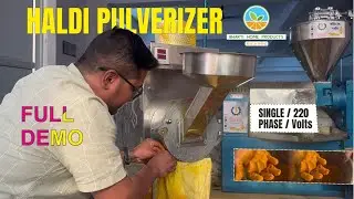 3 HP Spice Grinder | 2 in 1 Pulverizer Machine | Turmeric Grinding Machine