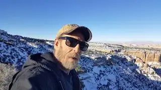 BigRigSteve showing the Ghost Rock scenic views from Interstate 70 westbound in Southern Utah