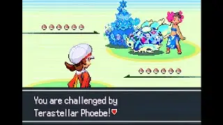 Pokemon Lucid Emerald - Elite Four Phoebe @ Stella Island, Terastallization (Singles, Hard Mode)