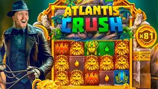 🔥 NATURAL SUPER BONUS!! 🔥 Atlantis Crush Goes Multiplier CRAZY!! BIG ONLINE SLOT WIN!!