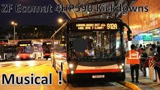 [SMRT]MUSICAL ZF ECOMAT 4HP590 KICKDOWNS - TIB1173K On 912A (Mercedes Benz O405G Hispano Habit)