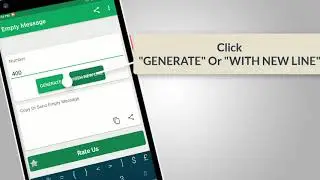 How to send a blank message on whatsapp  ?! Empty Message App