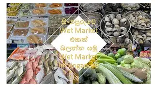 WET MARKET VLOG IN SINGAPORE (SINHALA)/WEEKLY FAIR IN SINGAPORE