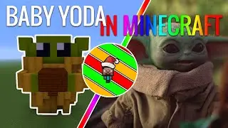 How to build a simple Grogu 'Baby Yoda' in Minecraft!!