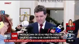 Nicușor Dan: De ce au vrut &icirc;n coaliție dacă acum stau și se ceartă &icirc;ntre ei